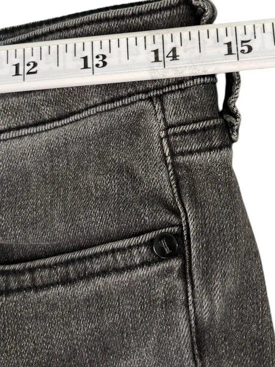 Anthropologie Pilcro Women’s Size 27 Midi Rise Straight Leg Jeans Black - Picture 5 of 16